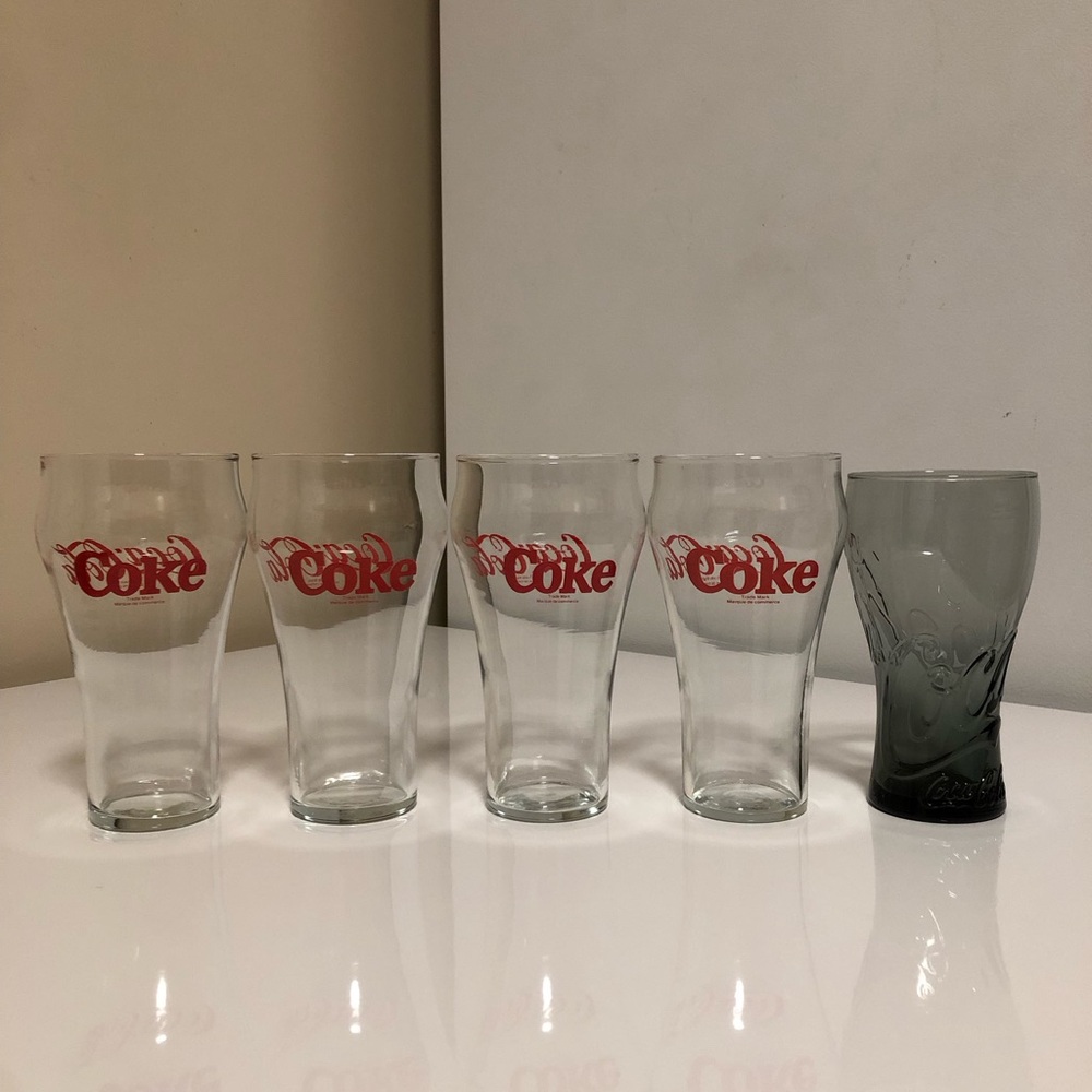 Vintage Coke Glasses (5)